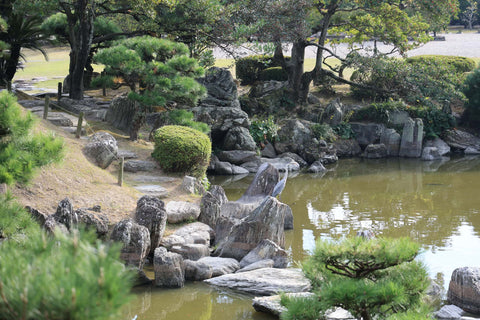 Antiguo Castillo de Tokushima Jardín Omote Goten