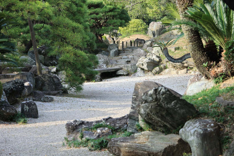 Antiguo Castillo de Tokushima Jardín Omote Goten