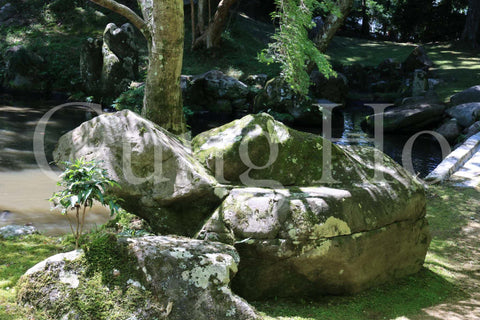 Jardín de la residencia de Kitabatake 1