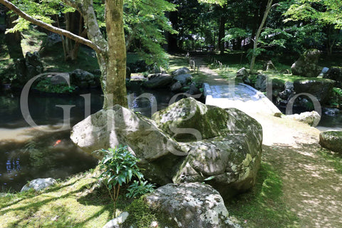 Jardín de la residencia de Kitabatake 4